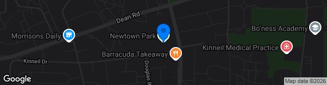 Map showing Newtown Park