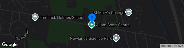 Map showing Hull University Sports Ground
