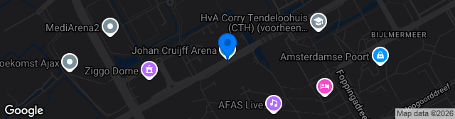 Map showing Johan Cruijff Arena
