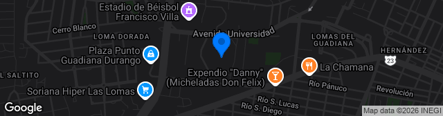 Map showing Estadio Francisco Zarco