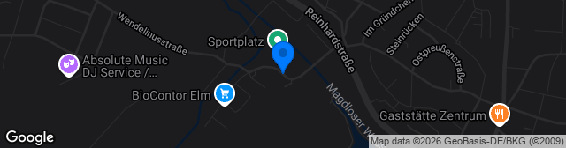 Map showing Sportplatz am Weiher