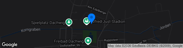 Map showing Stadion Dachwig