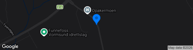 Map showing Funnefoss gress