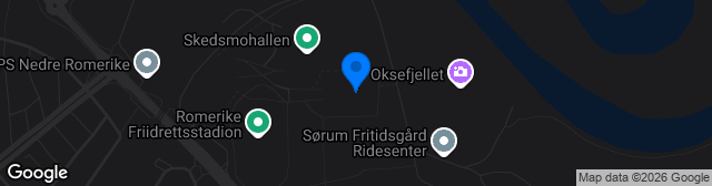 Map showing LSK-hallen