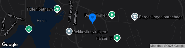 Map showing Bergeskogen idrettspark