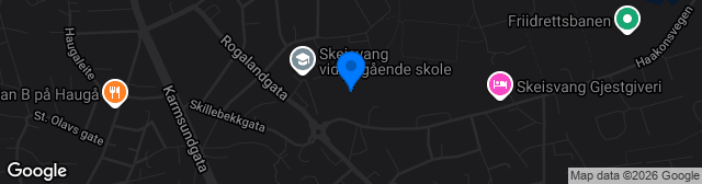 Map showing Djervbanen