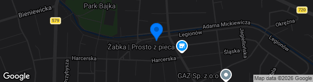 Map showing Stadion Błonianka
