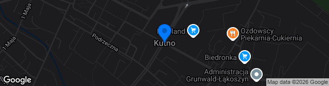 Map showing Stadion Miejski im. Henryka Reymana