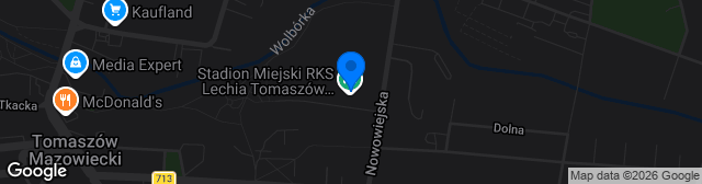 Map showing Stadion im. Braci Gadajów