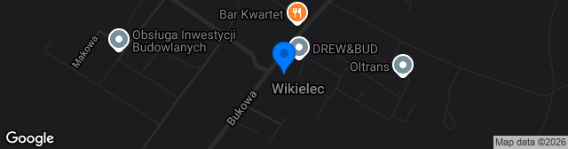 Map showing Stadion Wikielec