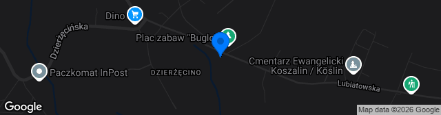Map showing Stadion ZOS Bałtyk Koszalin