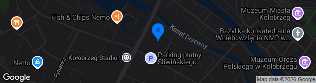 Map showing Stadion Miejski im. Sebastiana Karpiniuka