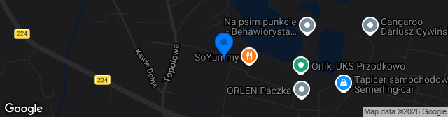 Map showing Stadion Miejski