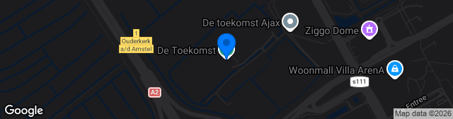 Map showing Sportpark De Toekomst