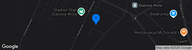 Map showing Podkarpackie Centrum Piłki Nożnej