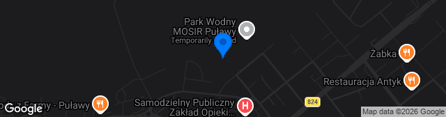 Map showing Stadion MOSiR