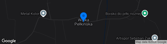 Map showing Stadion Miejski w Wólce Pełkińskiej