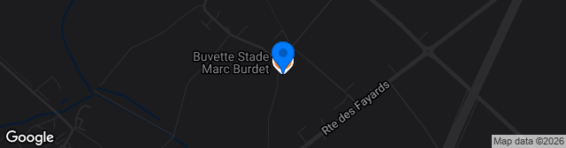 Map showing Stade Marc Burdet