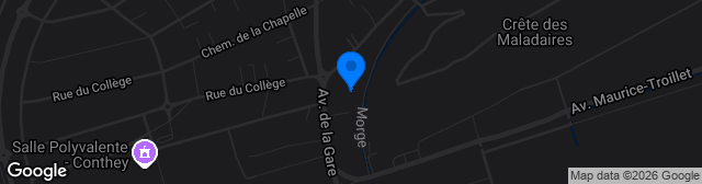 Map showing Stade des Fougères