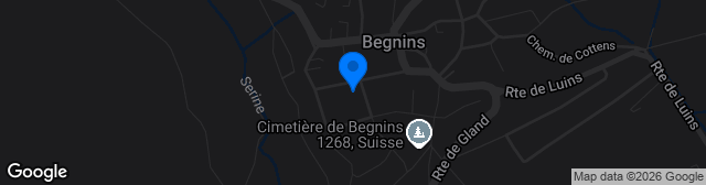 Map showing Centre sportif de Fleuri