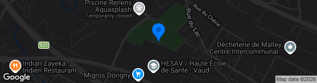 Map showing Stade du Censuy