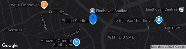 Map showing Philips Stadion