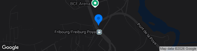 Map showing St. Leonard Stadion