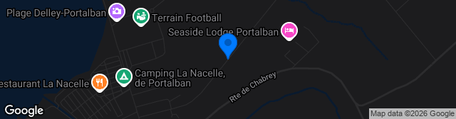 Map showing Centre Sportif Les Grèves