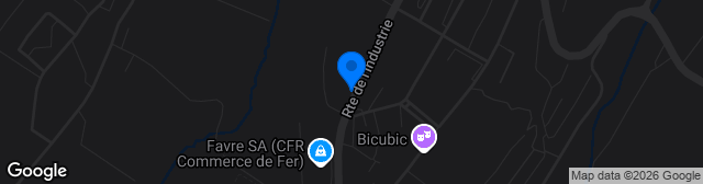 Map showing Stade Communal du Glaney