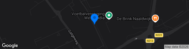 Map showing Sportpark De Hoge Bomen