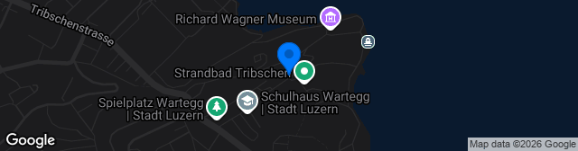 Map showing Sportplatz Tribschen