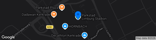 Map showing Parkstad Limburg Stadion