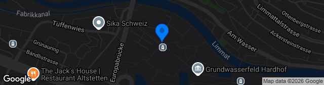 Map showing Sportanlage Hardhof