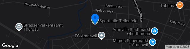 Map showing Sportplatz Tellenfeld