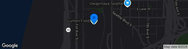 Map showing Lumen Field