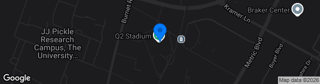 Map showing Q2 Stadium