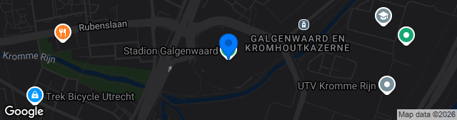 Map showing Stadion Galgenwaard