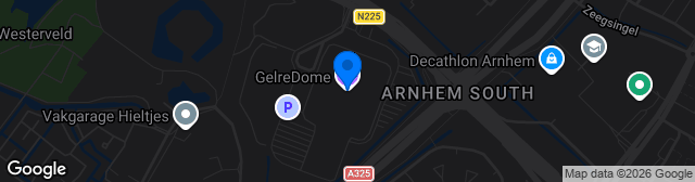 Map showing GelreDome