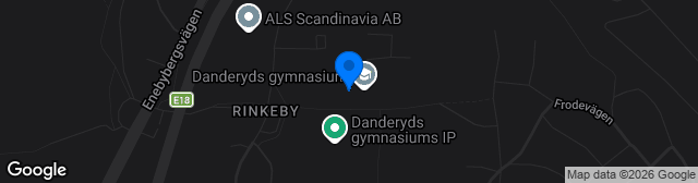 Map showing Danderyds Gymnasium