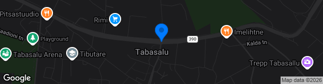 Map showing Tabasalu Staadion
