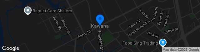Map showing Kawana SC Field 1