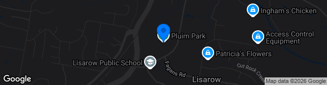 Map showing Pluim Park