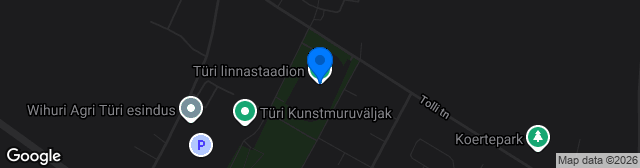 Map showing Türi linnastaadion
