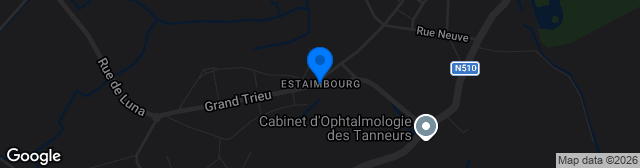 Map showing Stade Communal
