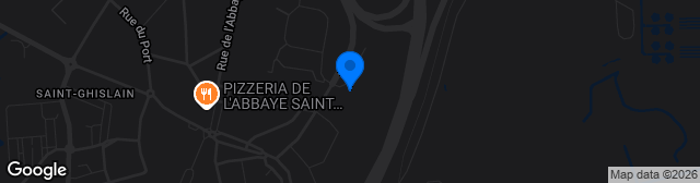Map showing Stade Saint Lo
