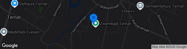 Map showing Campus Sportcentrum Ternat