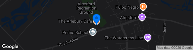 Map showing Arlesbury Park
