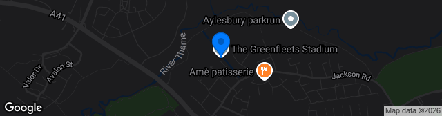 Map showing The Greenfleets Stadium
