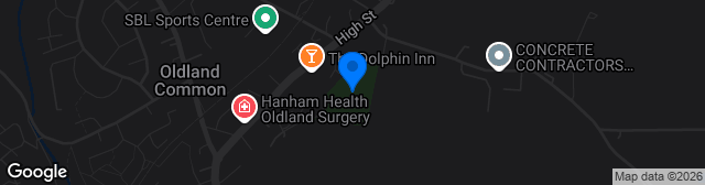 Map showing The Recreation Ground
