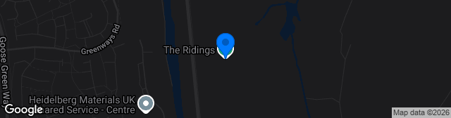 Map showing The Ridings